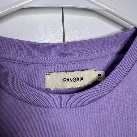 Pangaia - Purple Cropped 100% cotton T-shirt - XS - Picture 5 of 6